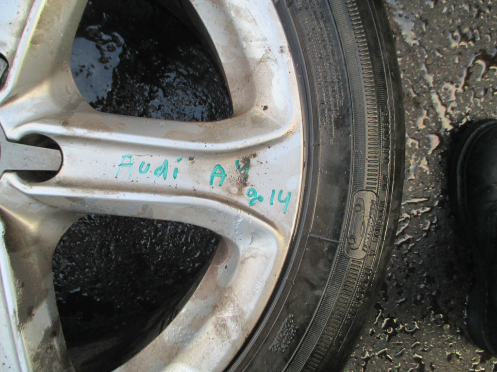 AUDI A4 B8 2014 17 INCH 5 SPOKE ALLOY WHEEL WITH TYRE 225/50R17 REF3