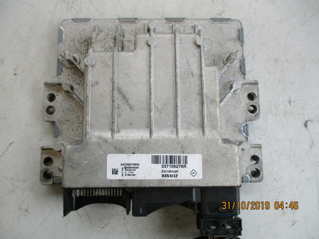 DACIA DUSTER 1.2 TCE MK1 ECU ENGINE CONTROL UNIT DAMAGED 237106276R 237106102R