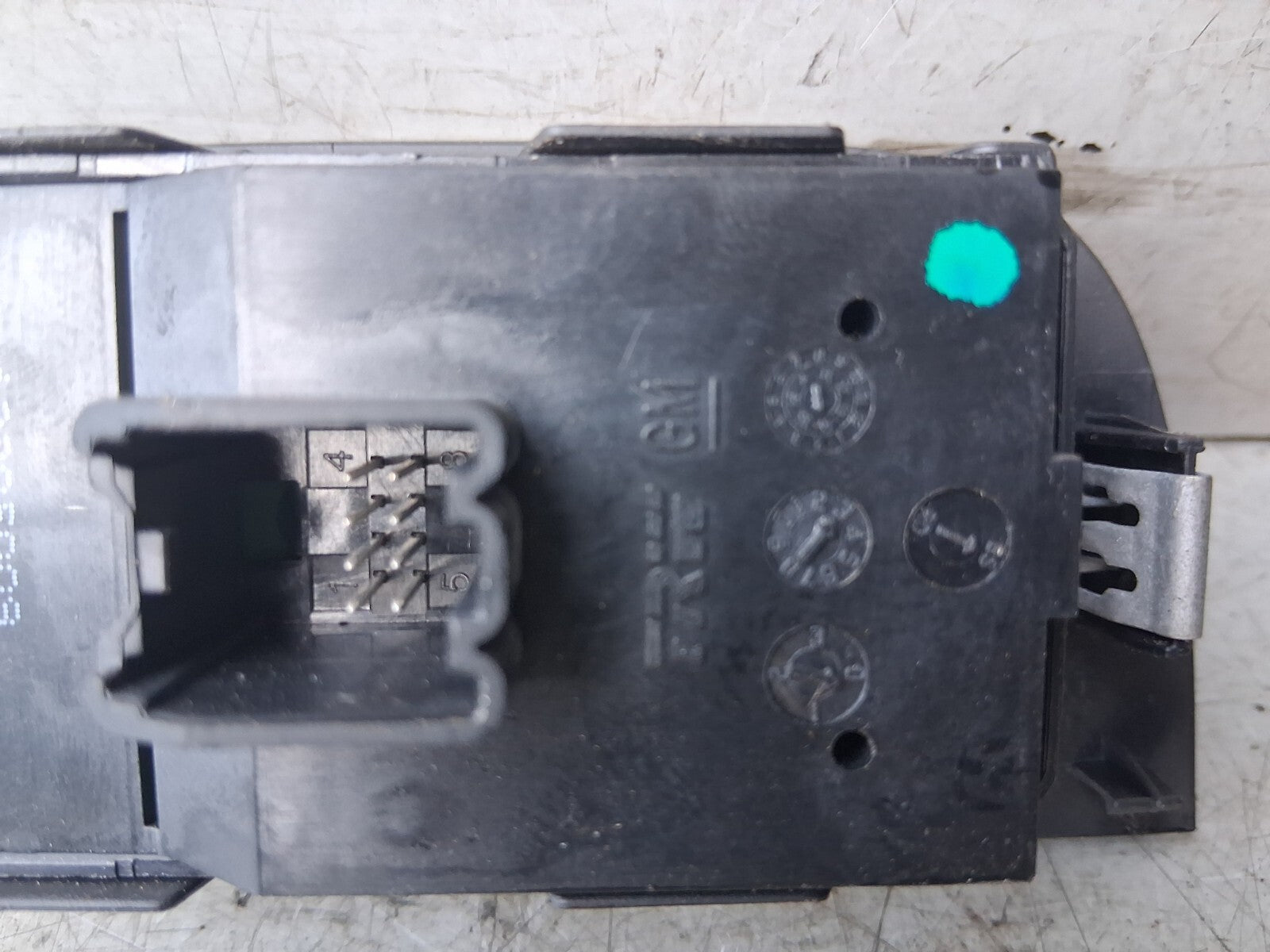 2016 VAUXHALL ZAFIRA TOURER C MK3 OSF DRIVER SIDE WINDOW CONTROL SWITCH 13305009