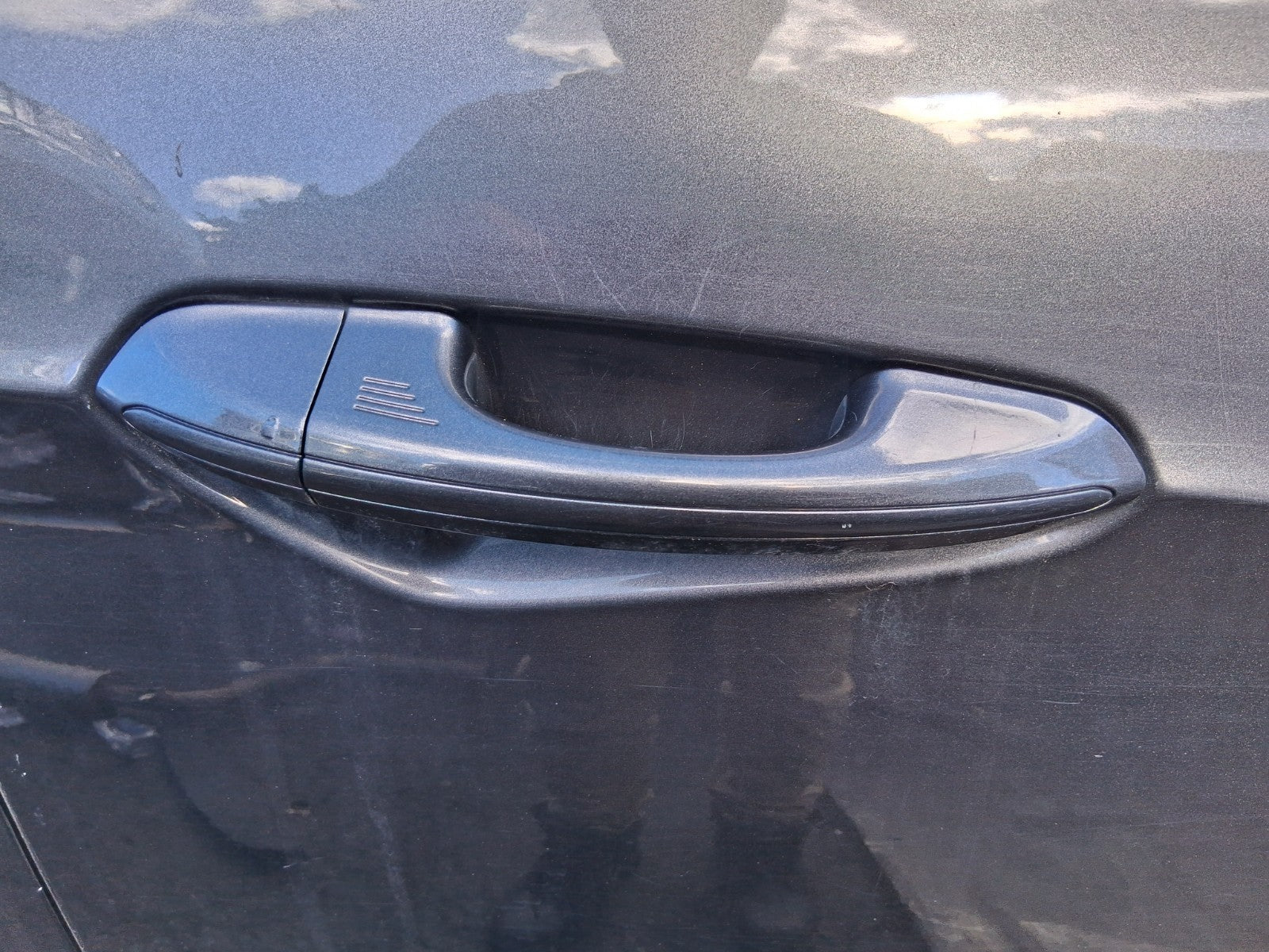 2017 FORD S MAX MK2 OSF DRIVER SIDE FRONT RIGHT EXTERIOR DOOR HANDLE GREY