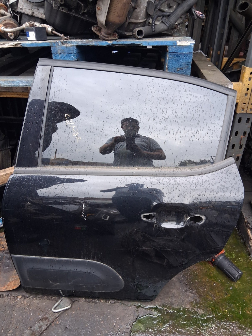2021 CITROEN C3 MK3 NSR PASSENGER SIDE REAR LEFT BARE DOOR BLACK