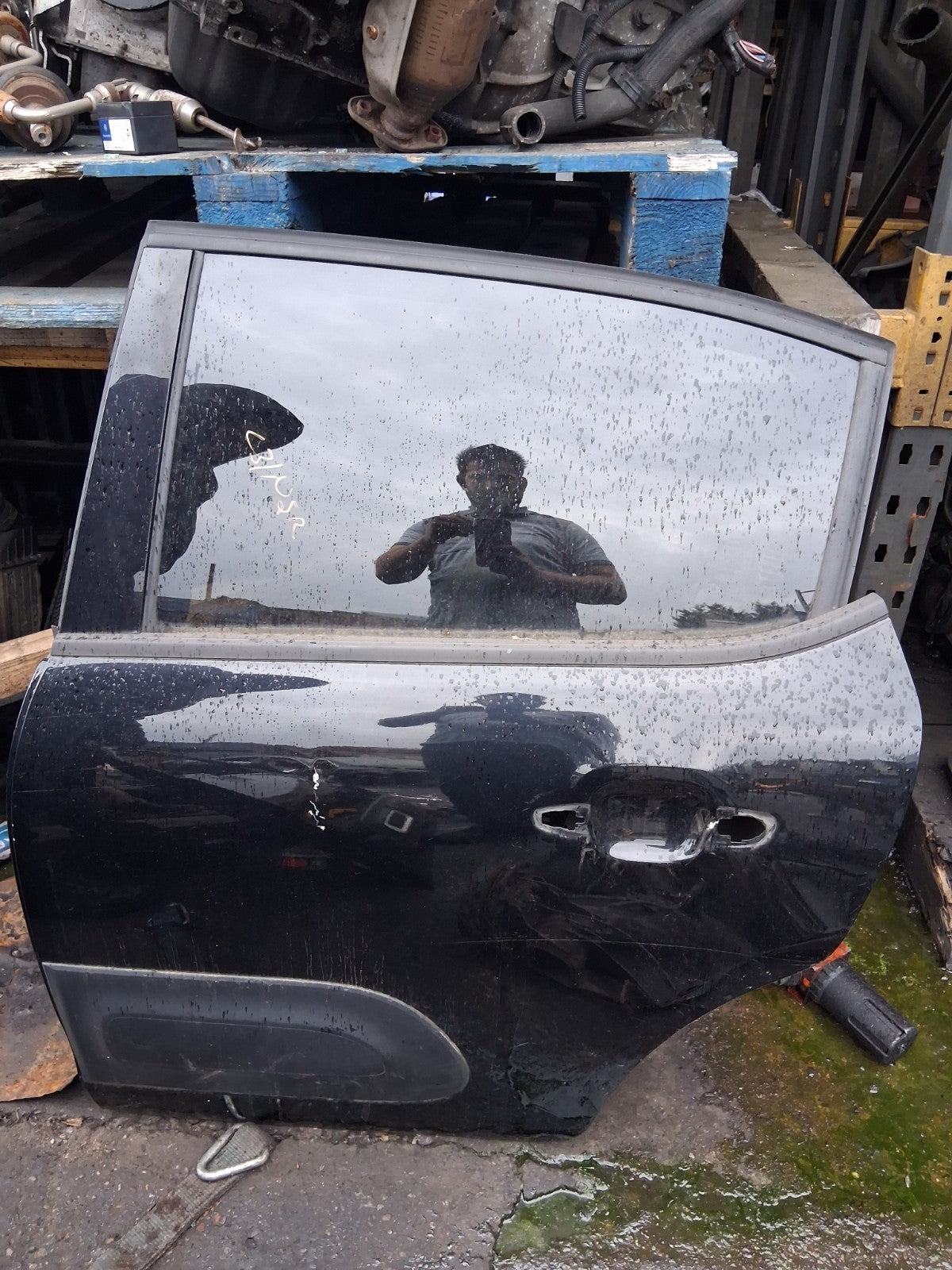2021 CITROEN C3 MK3 NSR PASSENGER SIDE REAR LEFT BARE DOOR BLACK