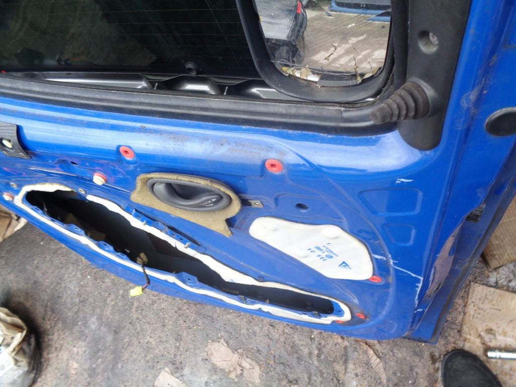 FIAT DOBLO VAN 2003 NSF PASSENGER SIDE FRONT DOOR BLUE