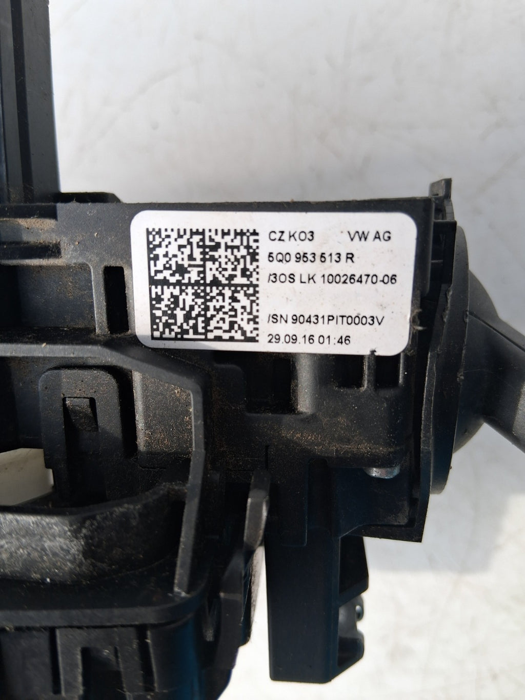 SEAT LEON MK3 VW 2017 INDICATOR WIPER SWITCH & SQUIB SLIP RING 5Q0953549F