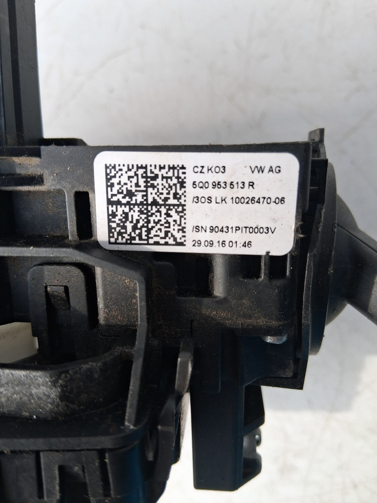 SEAT LEON MK3 VW 2017 INDICATOR WIPER SWITCH & SQUIB SLIP RING 5Q0953549F