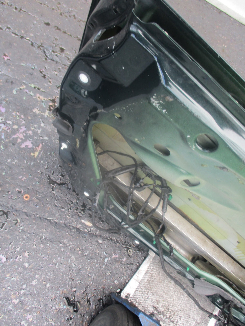 AUDI A4 B6 2002 CONVERTIBLE NS PASSENGER SIDE BARE DOOR GREEN