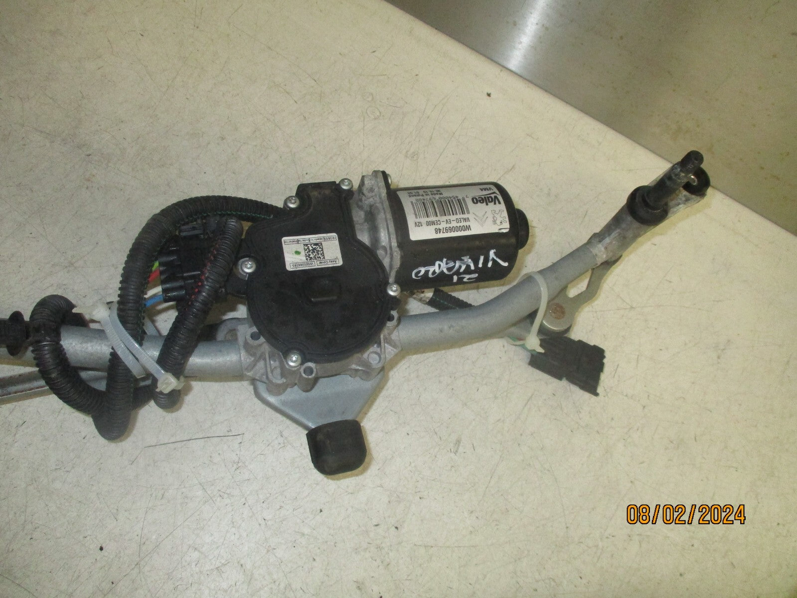 VAUXHALL VIVARO MK3 2021 FRONT WINDSCREEN WIPER MOTOR LINKAGES W000069748