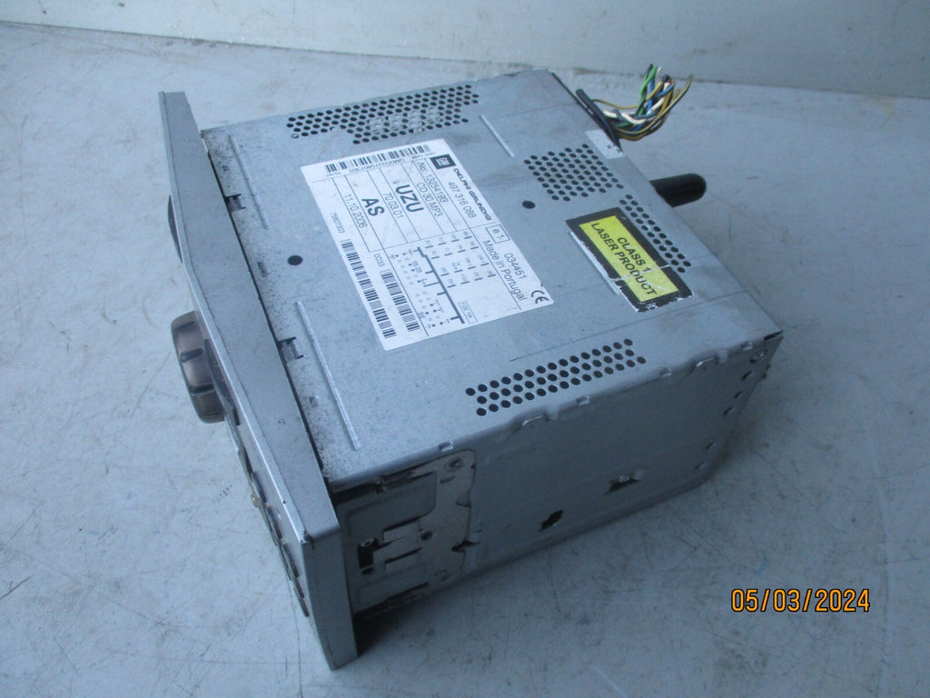 VAUXHALL CORSA D 2007 RADIO CD PLAYER STEREO HEAD UNIT 13254193