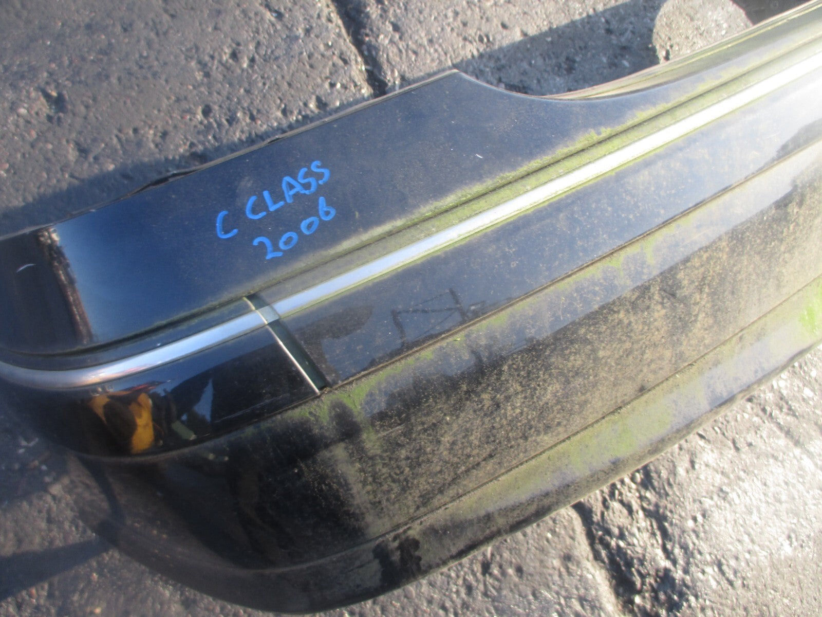 MERCEDES BENZ C CLASS W203 2006 REAR BUMPER BLACK