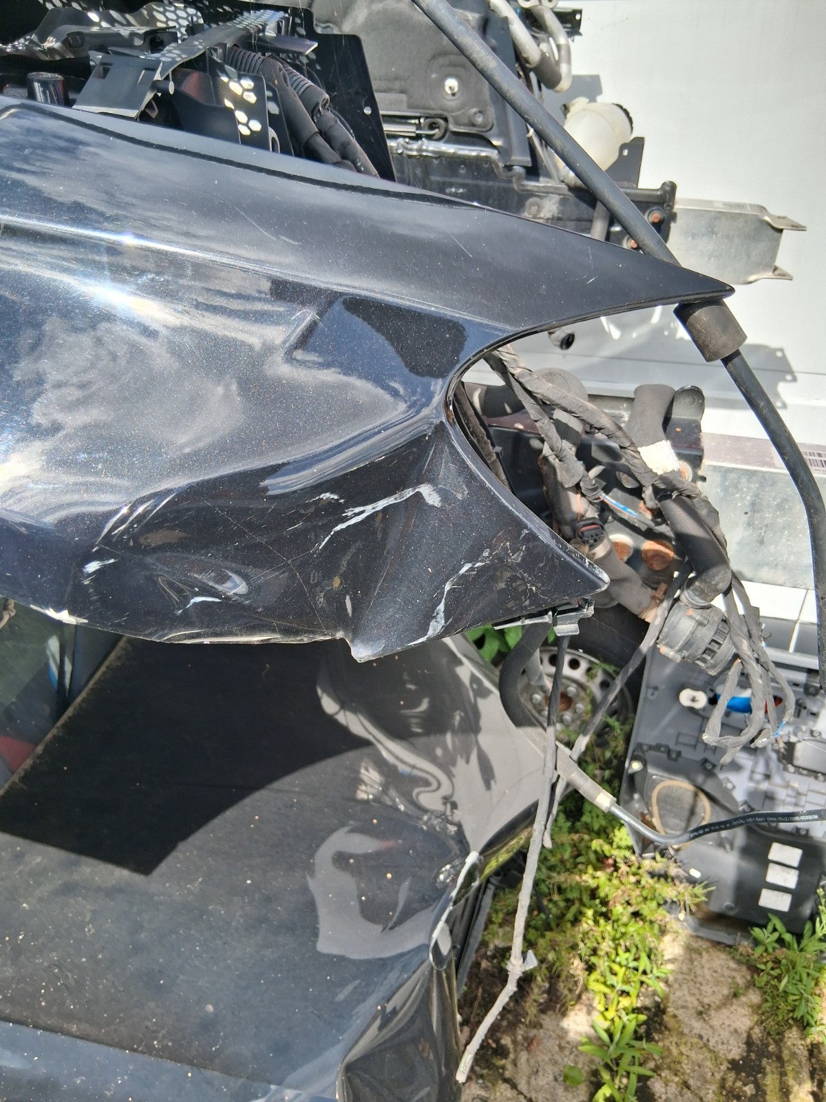 2016 MERCEDES C CLASS W205 OSF DRIVER SIDE FRONT RIGHT WING PANEL BLACK 197