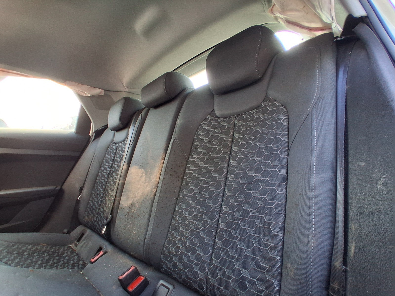 2023 AUDI A1 SPORT MK2 GB REAR COMPLETE BACK AND BENCH SEATS SEAT FABRIC