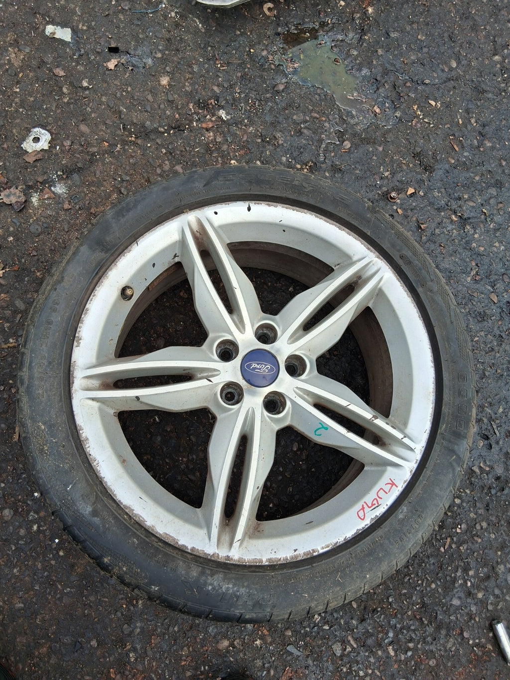 FORD KUGA MK2 2014 19 INCH ALLOY WHEEL WITH TYRE 235/45R19 CJ5J1007AC