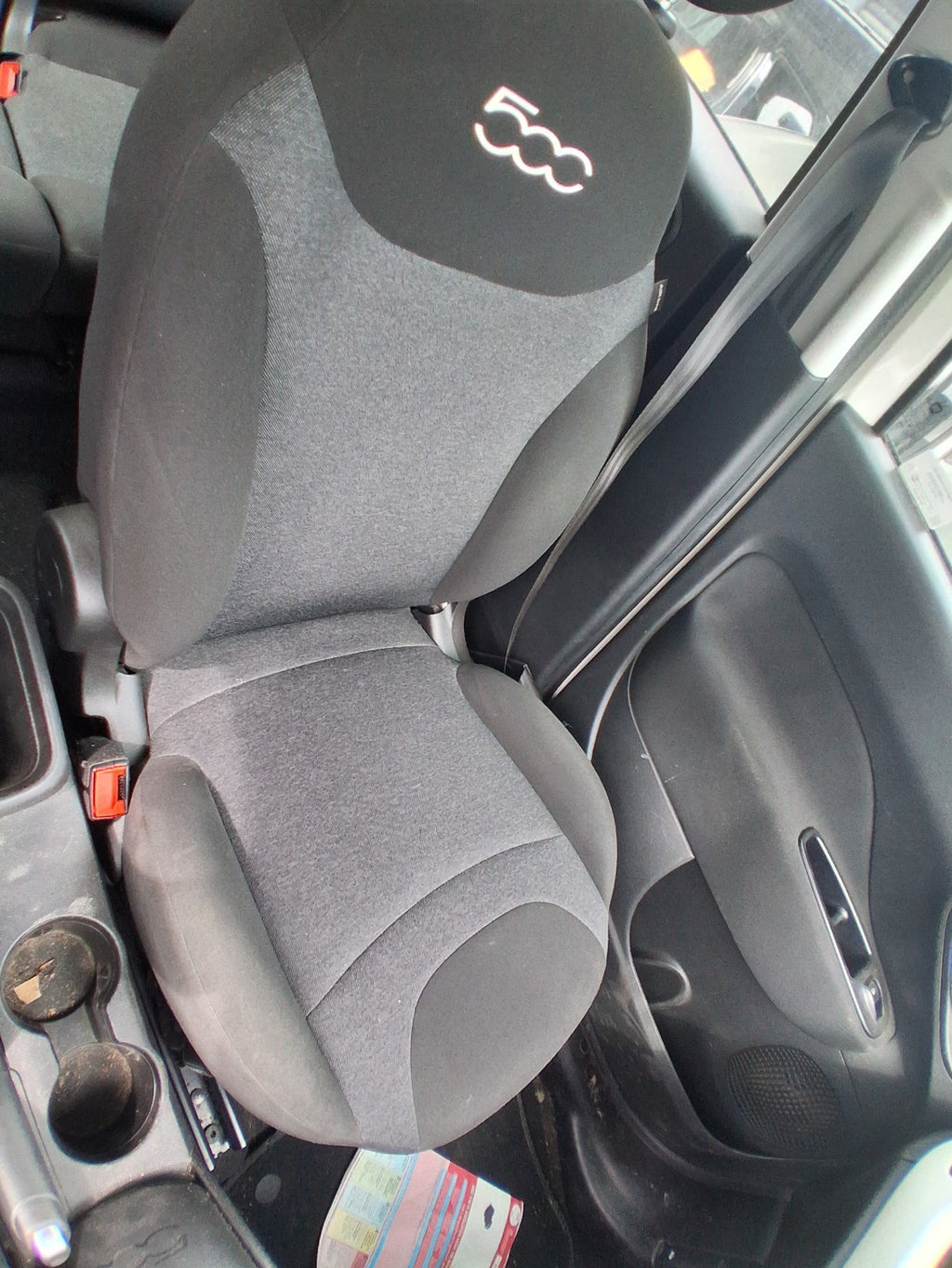 2019 FIAT 500L URBAN HATCH NSF PASSENGER SIDE FRONT COMPLETE SEAT FABRIC