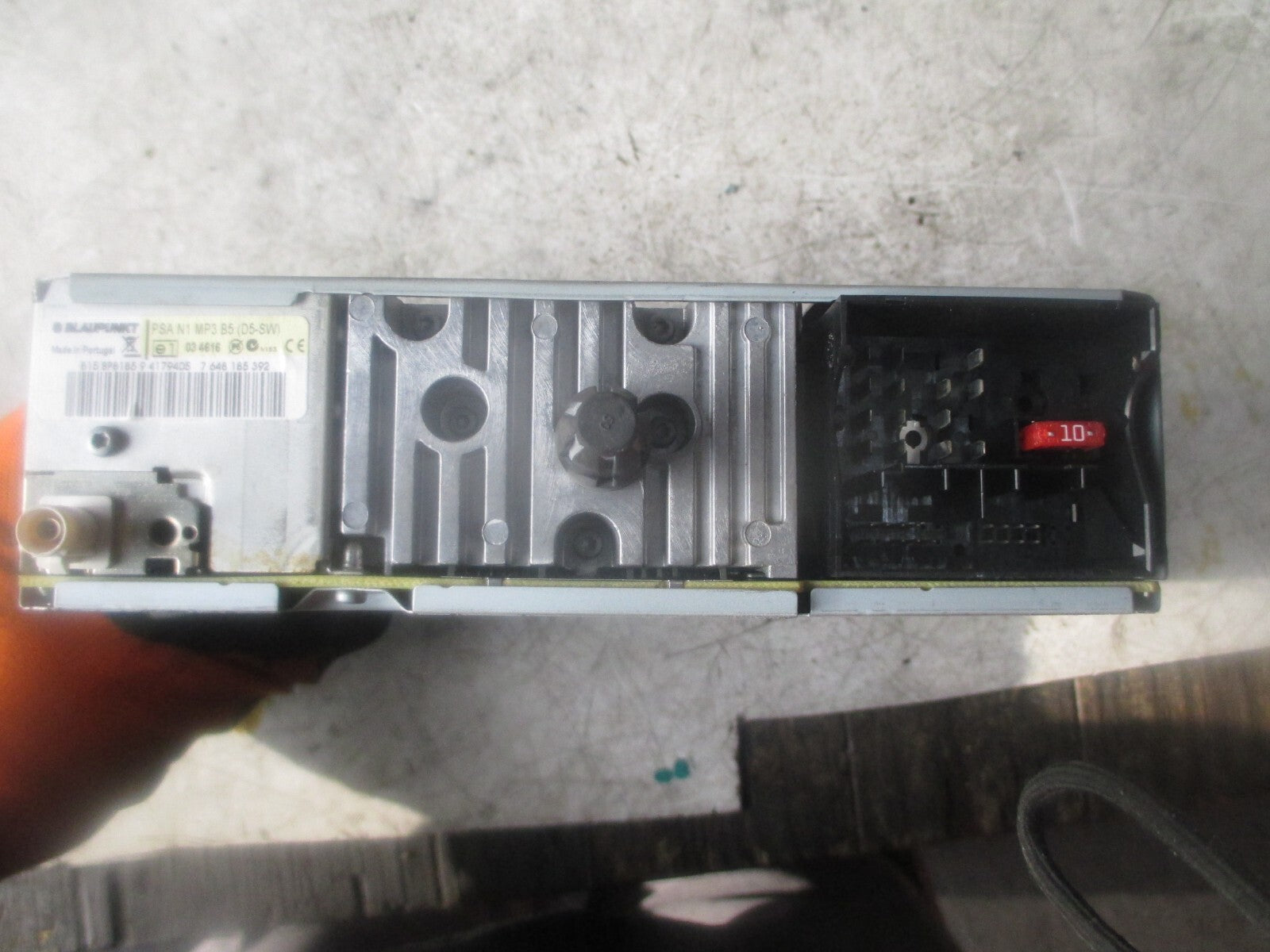2009 CITROEN C4 STEREO CD RADIO HEAD UNIT 966640307701