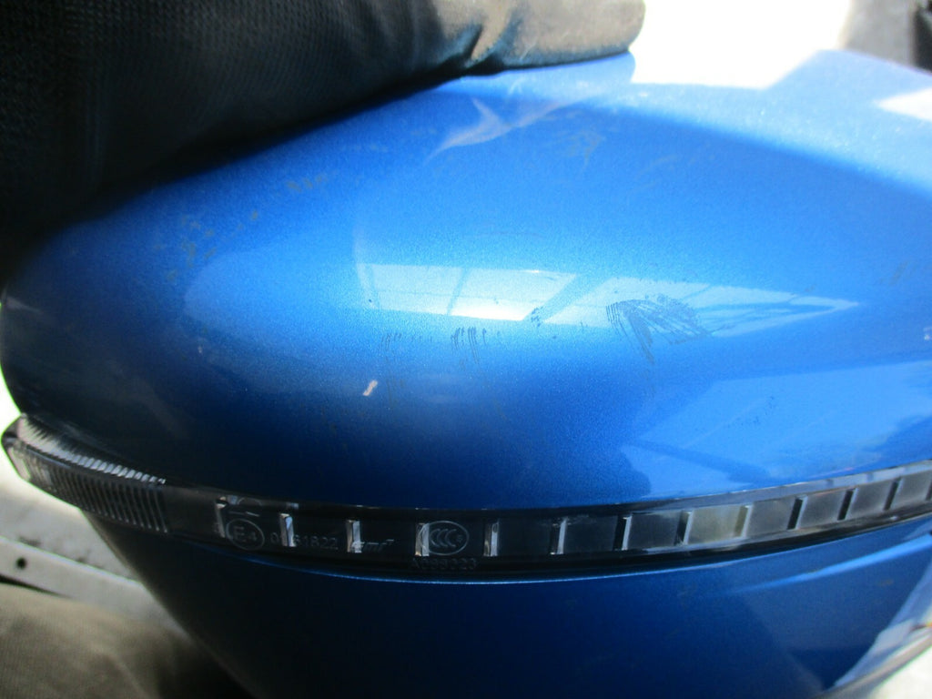 NISSAN QASHQAI J11 (MK1) OS DRIVER SIDE ELECTRIC WING MIRROR BLUE FAAJ11