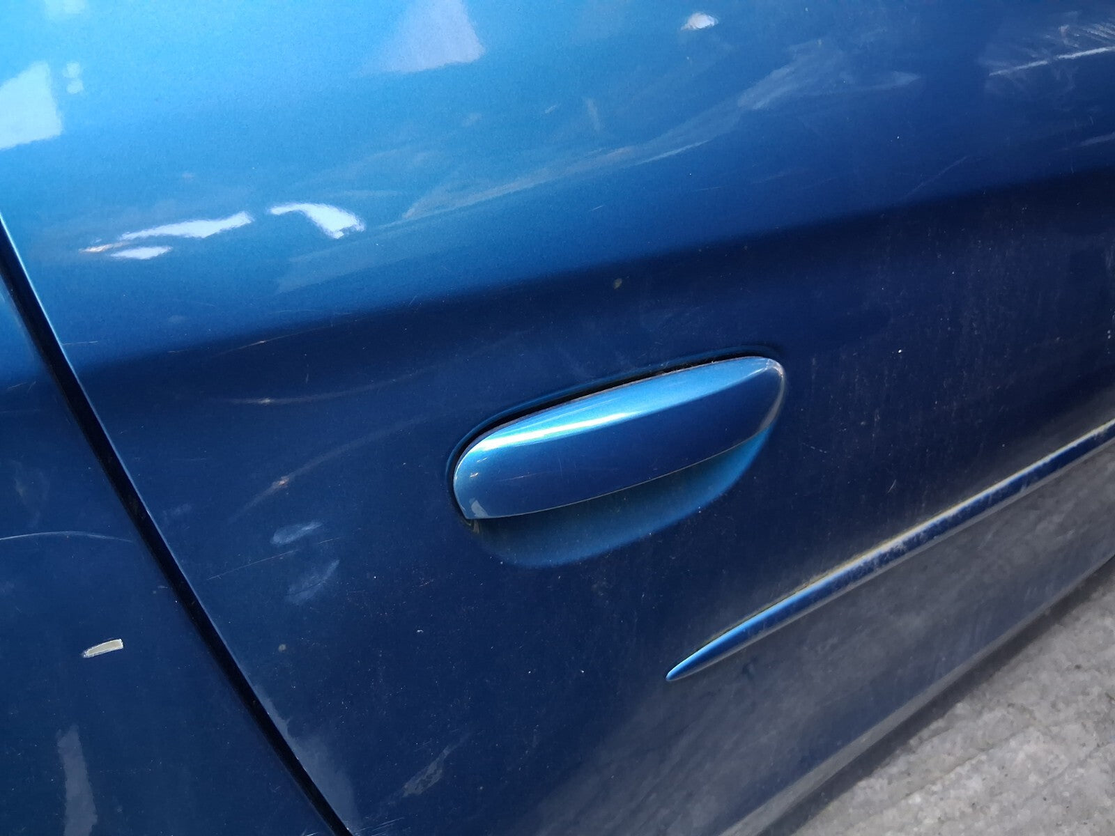 2016 MITSUBISHI MIRAGE MK6 PRE FACELIFT OSR DRIVER SIDE EXTERIOR DOOR HANDLE