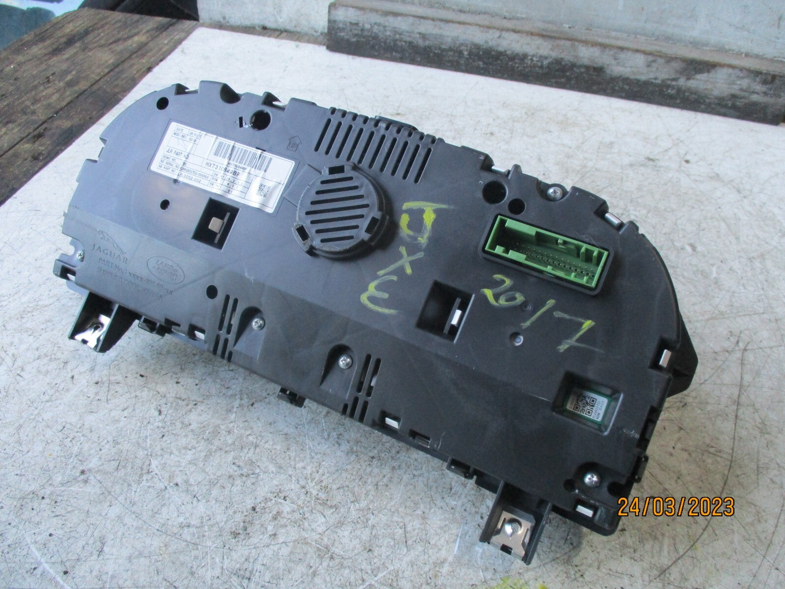JAGUAR XE 2017 2.0 DIESEL SPEEDO SPEEDOMETER INSTRUMENT CLUSTER HX7310849BF