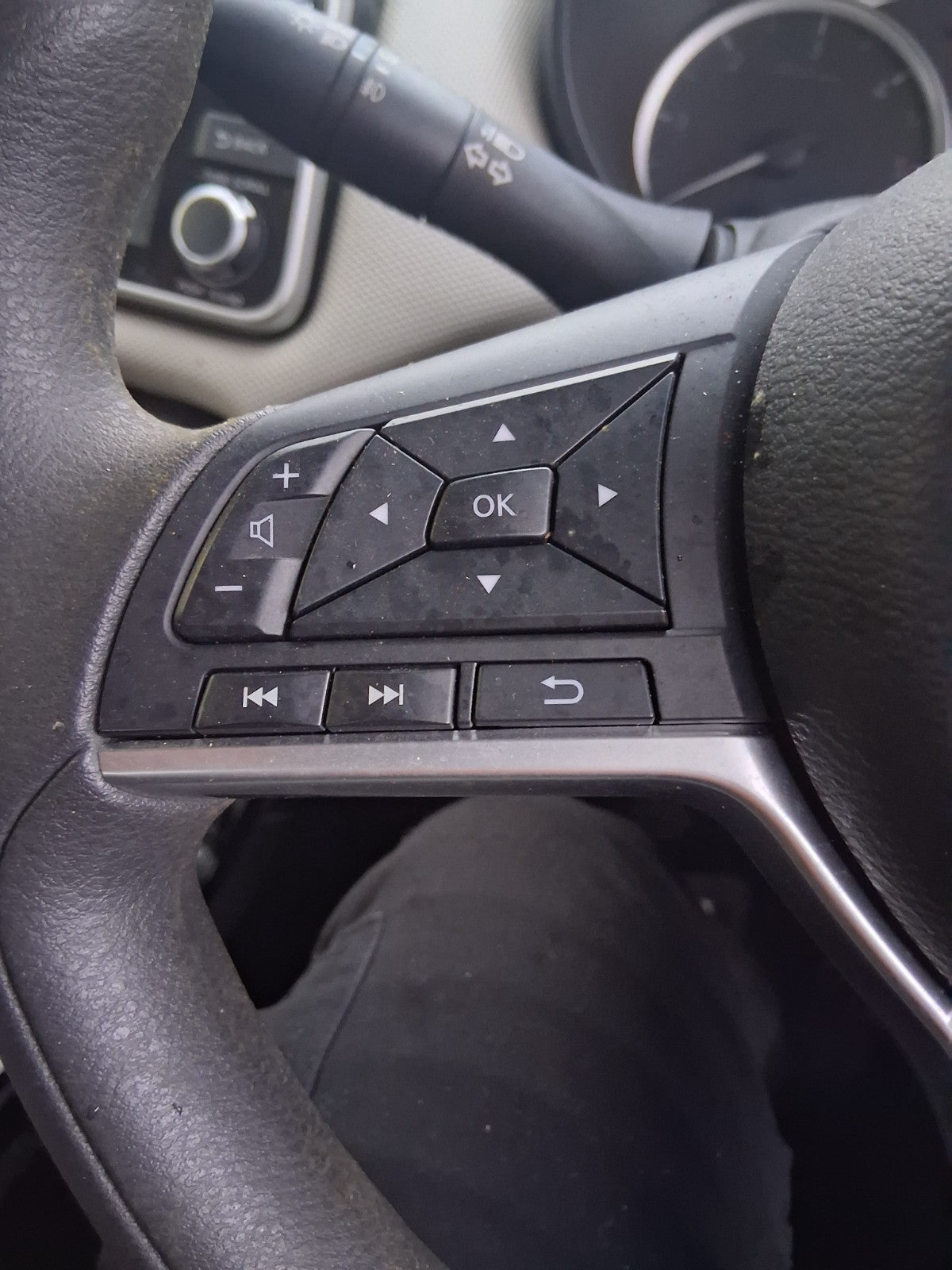 2018 NISSAN MICRA K14 MULTIFUNCTIONAL STEERING WHEEL WITHOUT AIRBAG