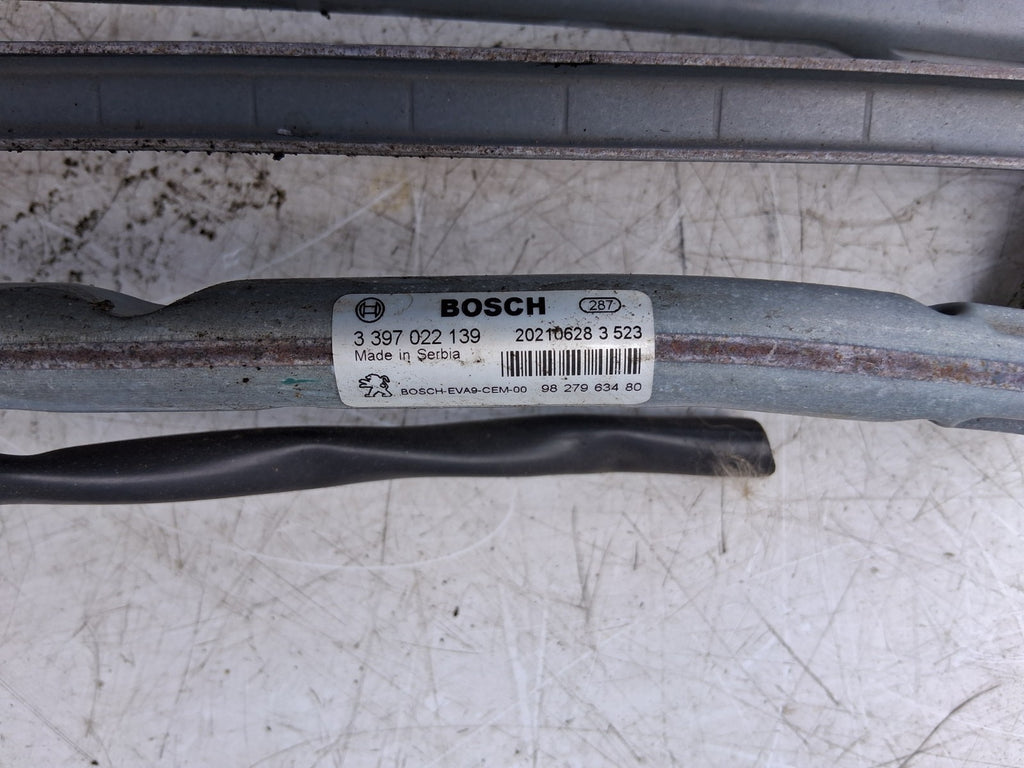 2013 CITROEN C3 MK3 FRONT WINDSCREEN WIPER MOTOR LINKAGES 9827963480