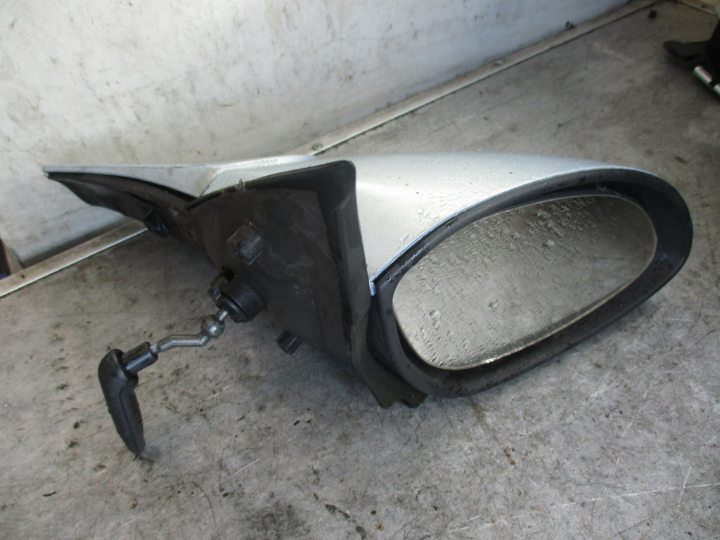 VAUXHALL VECTRA B OS DRIVER SIDE MANUAL WING MIRROR LIGHT BLUE