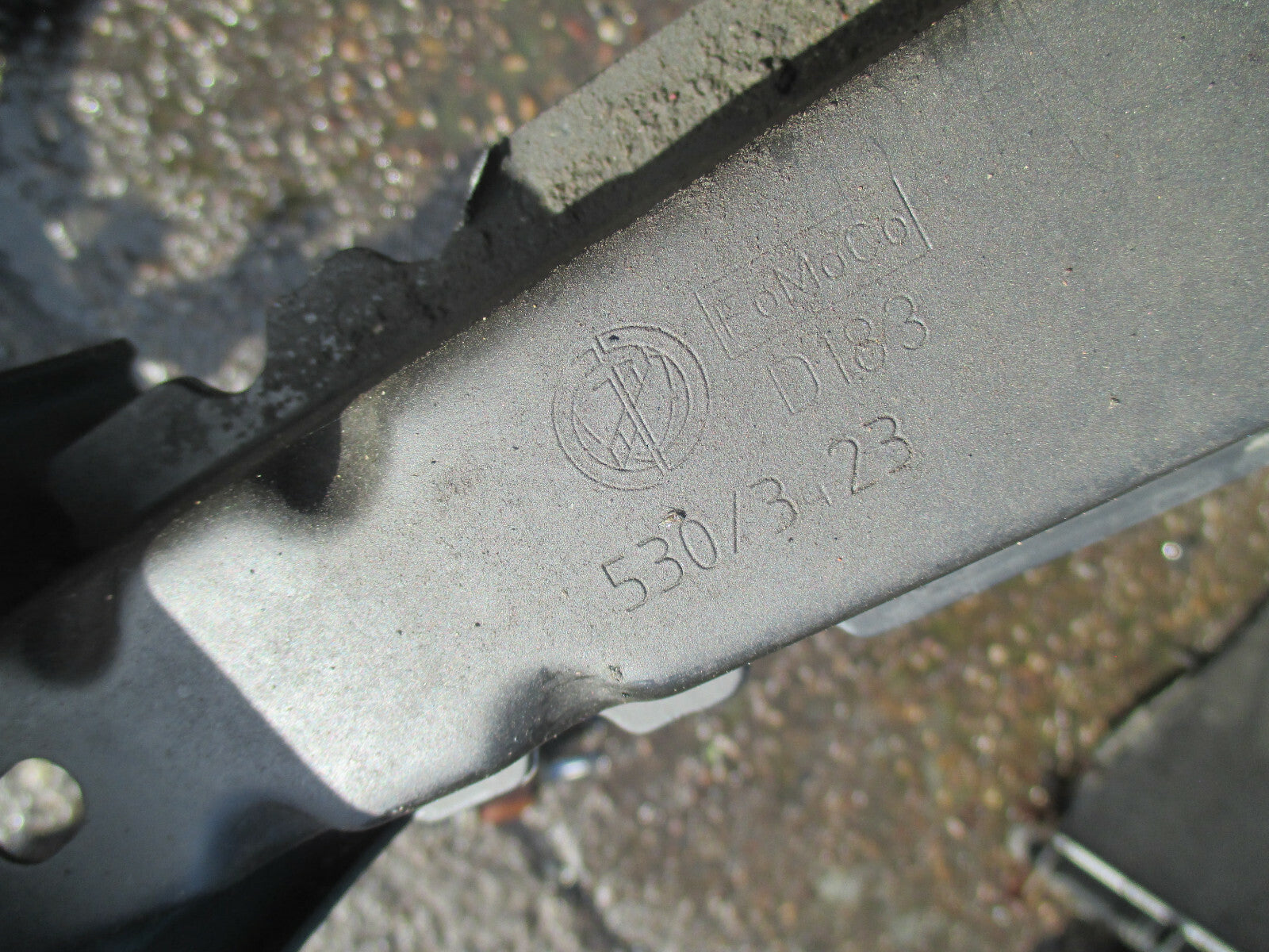 FIAT 500 2016 OSF DRIVER SIDE FRONT CARRIER HOLDER