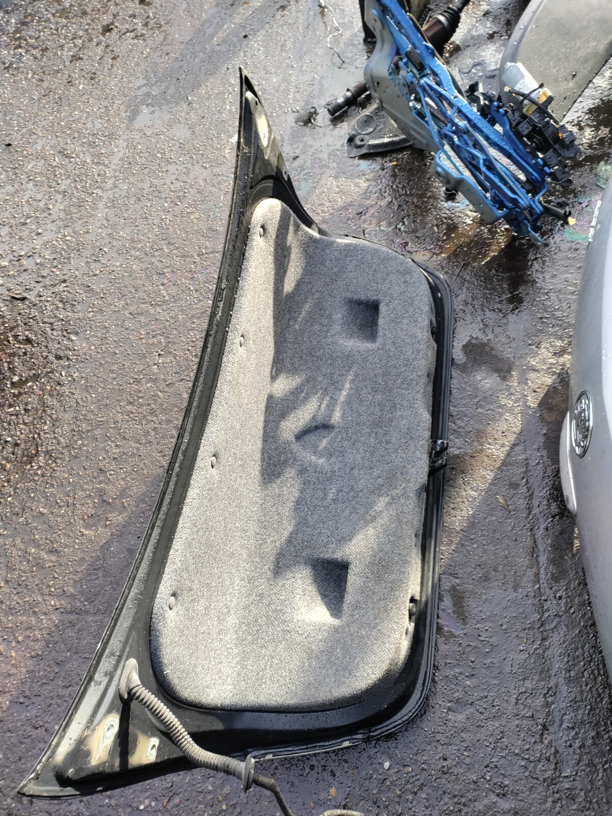 2007 BMW 3 SERIES E90 SALOON REAR BOOTLID BOOT LID COMPLETE BLACK 668