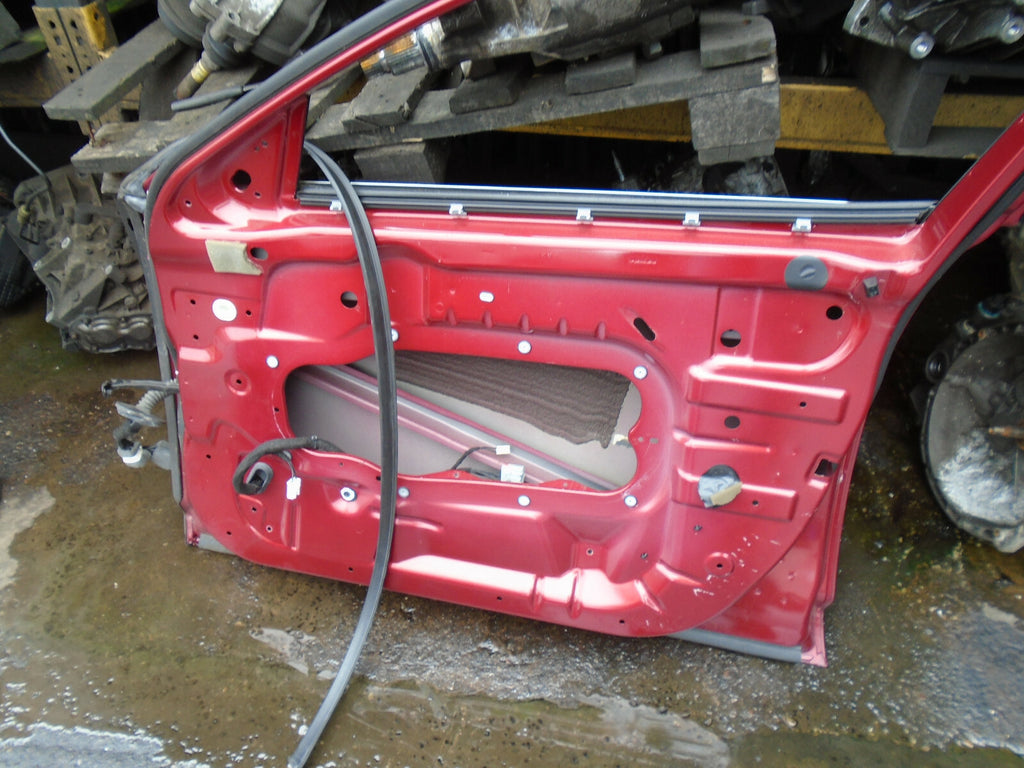 JAGUAR XF FACELIFT 2013 OSF DRIVER SIDE FRONT BARE DOOR SHELL FRAME ONLY RED CAJ