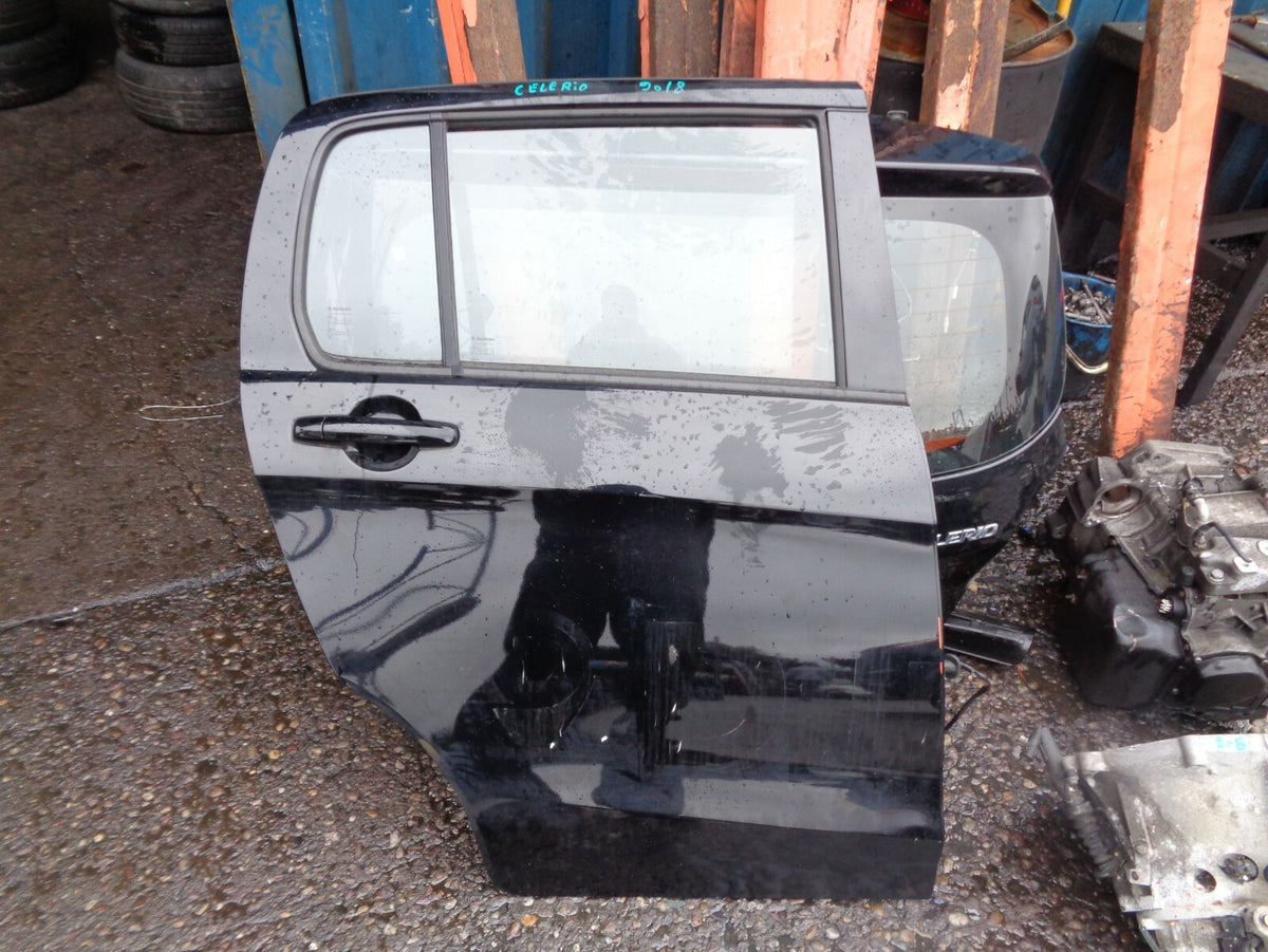 SUZUKI CELERIO 2018 COMPLETE DRIVER OFF SIDE REAR DOOR BLACK