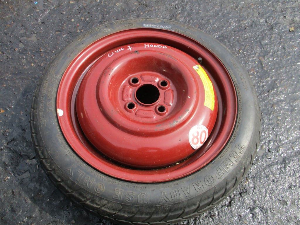HONDA CIVIC MK7 2004 SPACESAVER WHEEL WITH TYRE T125/70D15