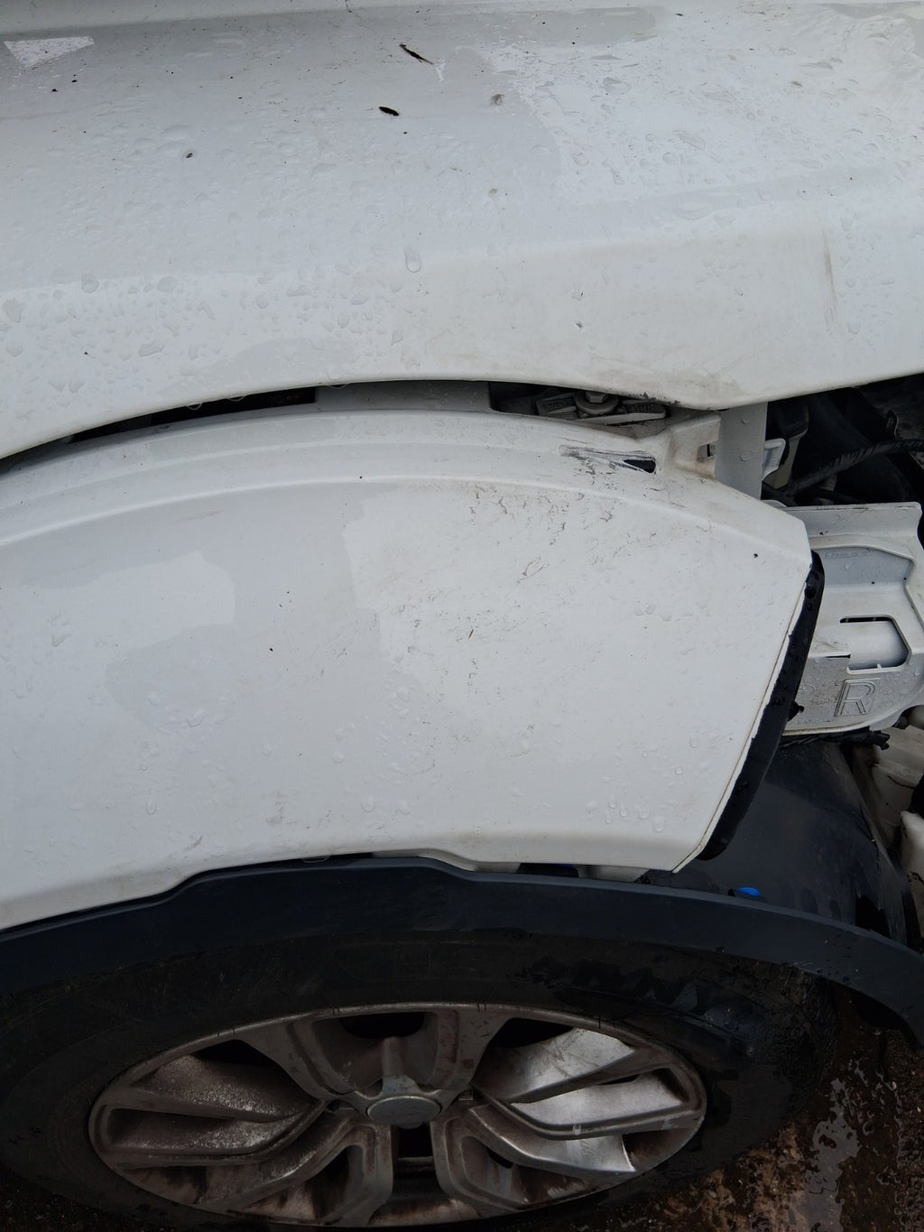 2015 RANGE ROVER EVOQUE L538 OSF DRIVER SIDE FRONT RIGHT WING PANEL WHITE