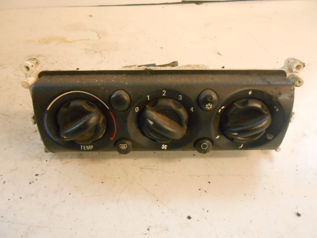 BMW MINI R52 R53 2001MANUAL HEATER CONTROL PANEL BLACK 64111502214