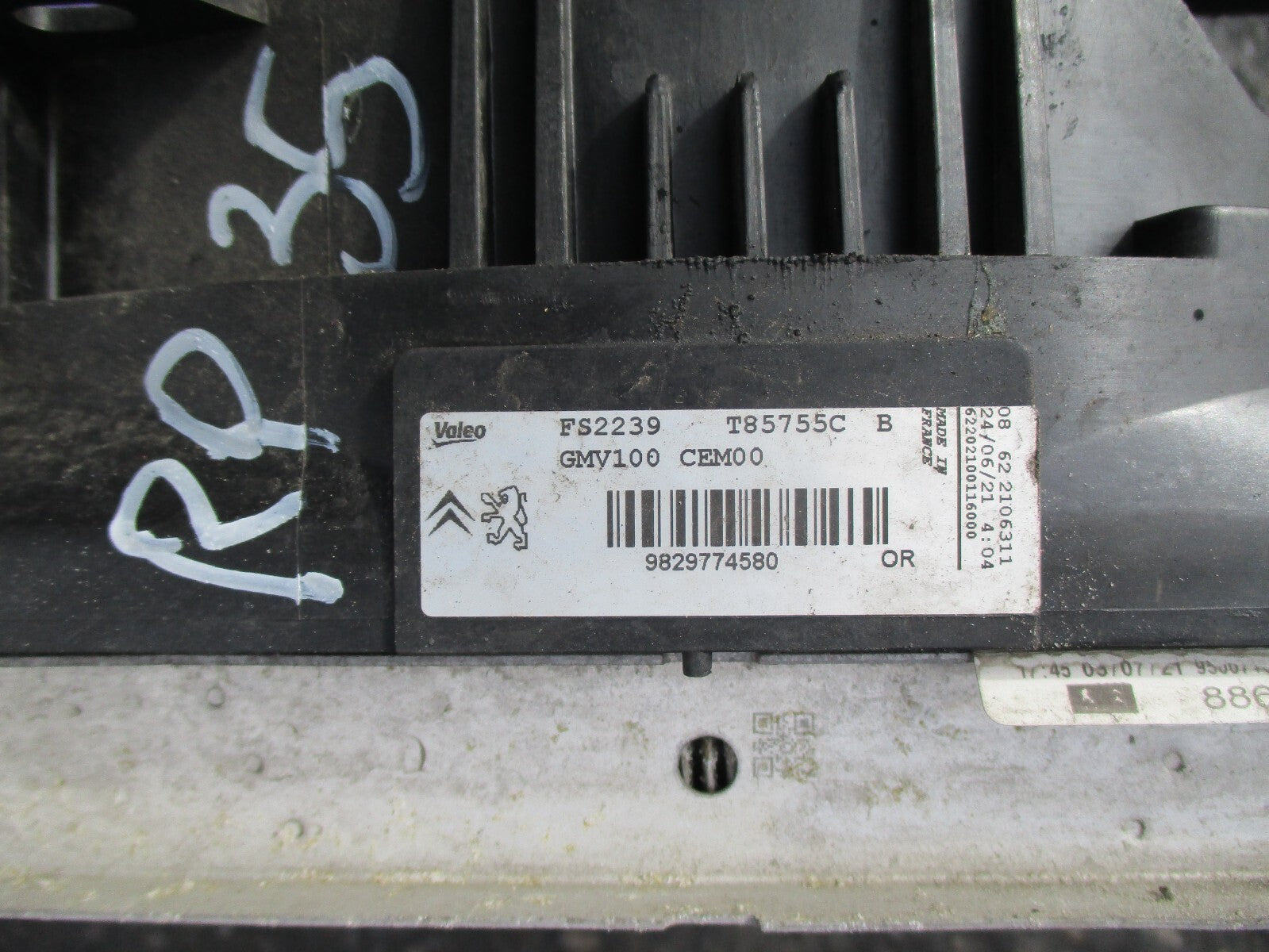 2009 PEUGEOT 208 MK1 1.2 PETROL RADIATOR RADPACK 9829774580 RP 35