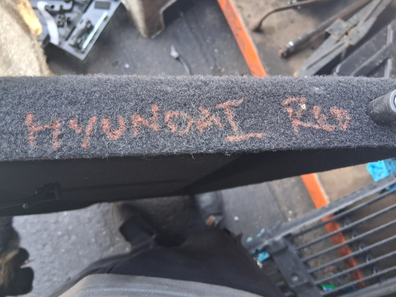 2026 HYUNDAI I20 MK3 REAR STORAGE LOAD COVER PARCEL SHELF