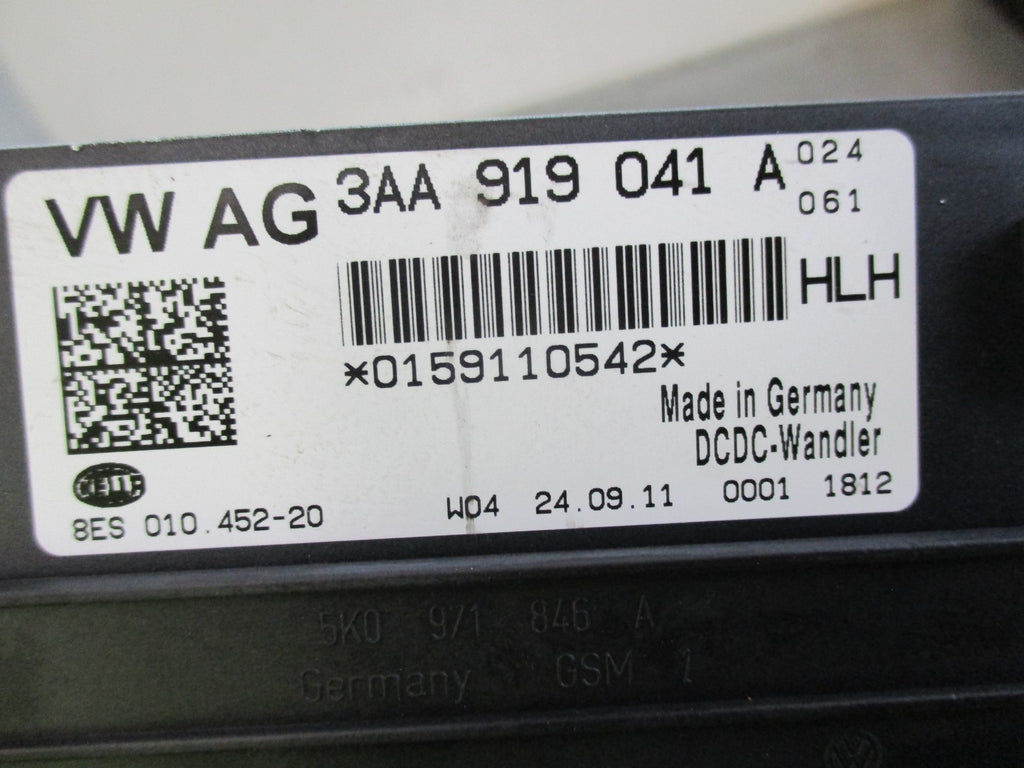 VOLKSWAGEN GOLF 5K (MK6) VOLTAGE STABILISER CONTROL MODULE 3AA919041A