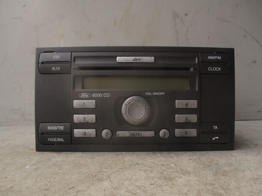 2007 FORD FIESTA MK6 CD PLAYER RADIO STEREO HEAD UNIT 6S6118C815AH