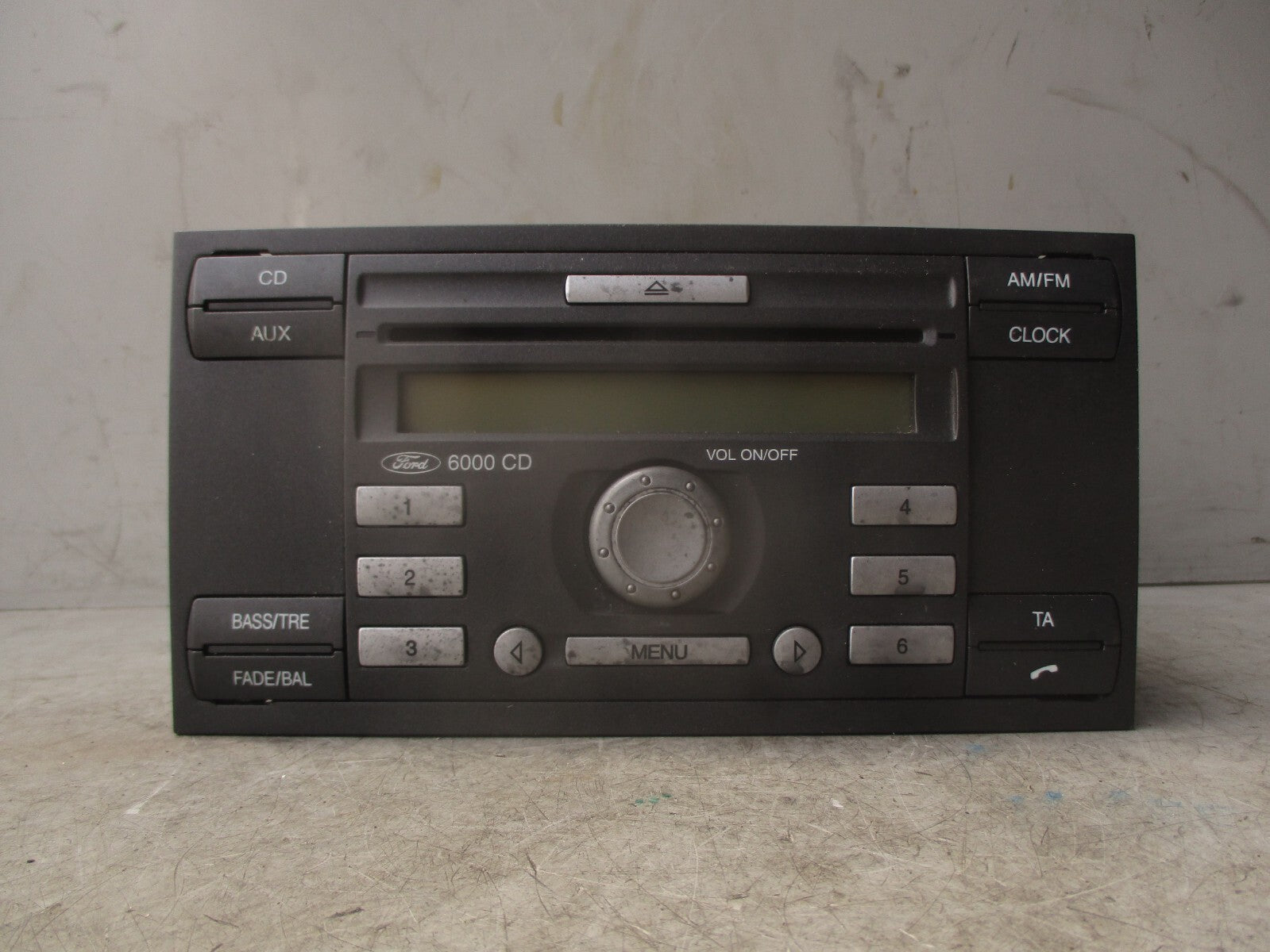 2007 FORD FIESTA MK6 CD PLAYER RADIO STEREO HEAD UNIT 6S6118C815AH