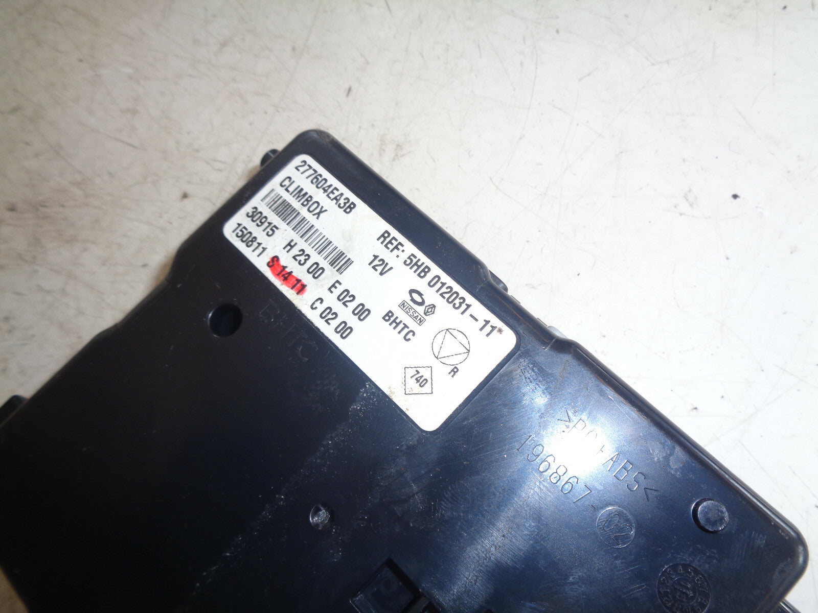 NISSAN QASHQAI J11 MK2 2018 CLIMATE CONTROL MODULE UNIT 277604EA3B