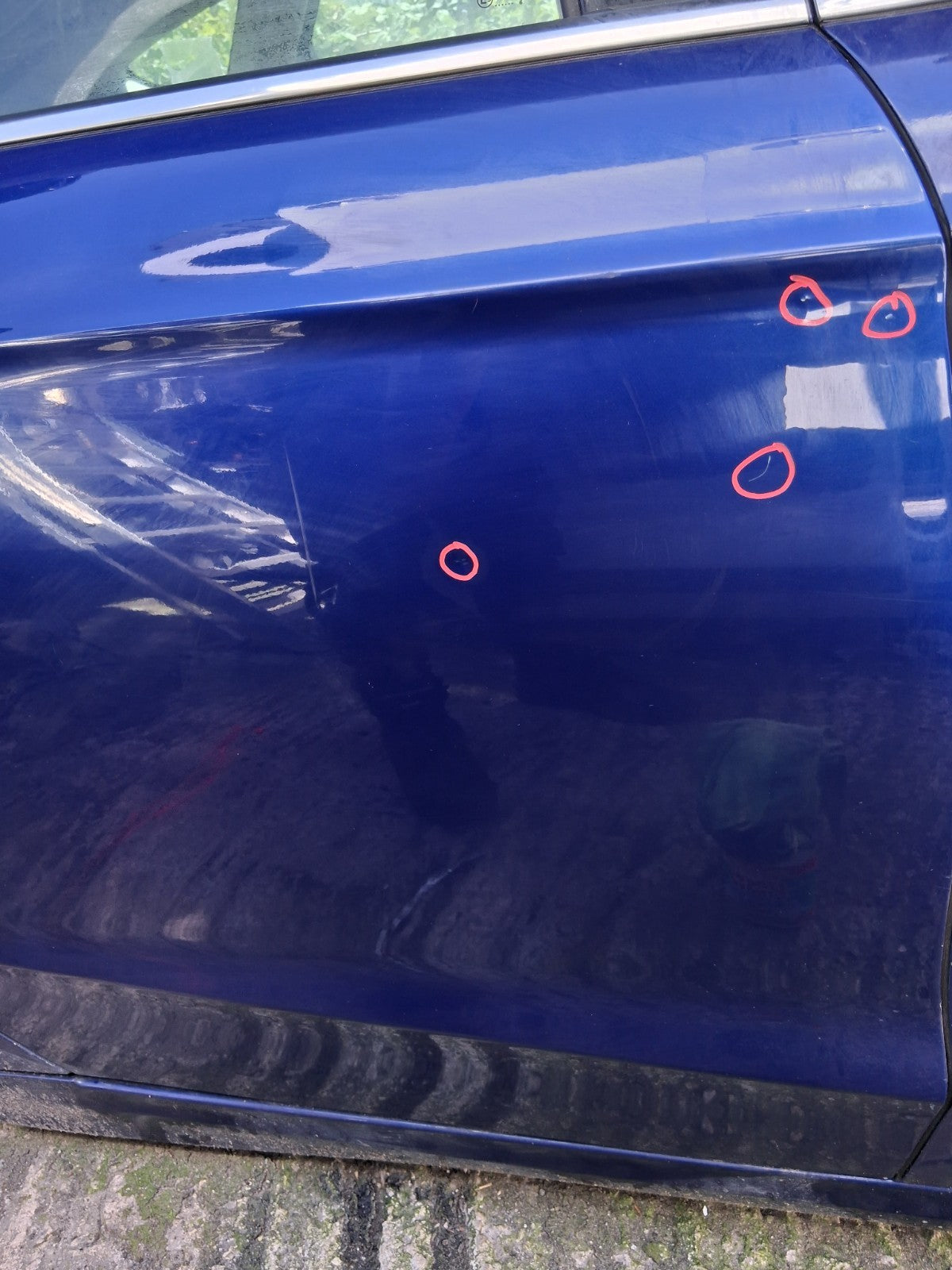 2016 FORD MONDEO MK5 HATCHBACK OSR DRIVER SIDE REAR BARE DOOR WEDGEWOOD BLUE LD