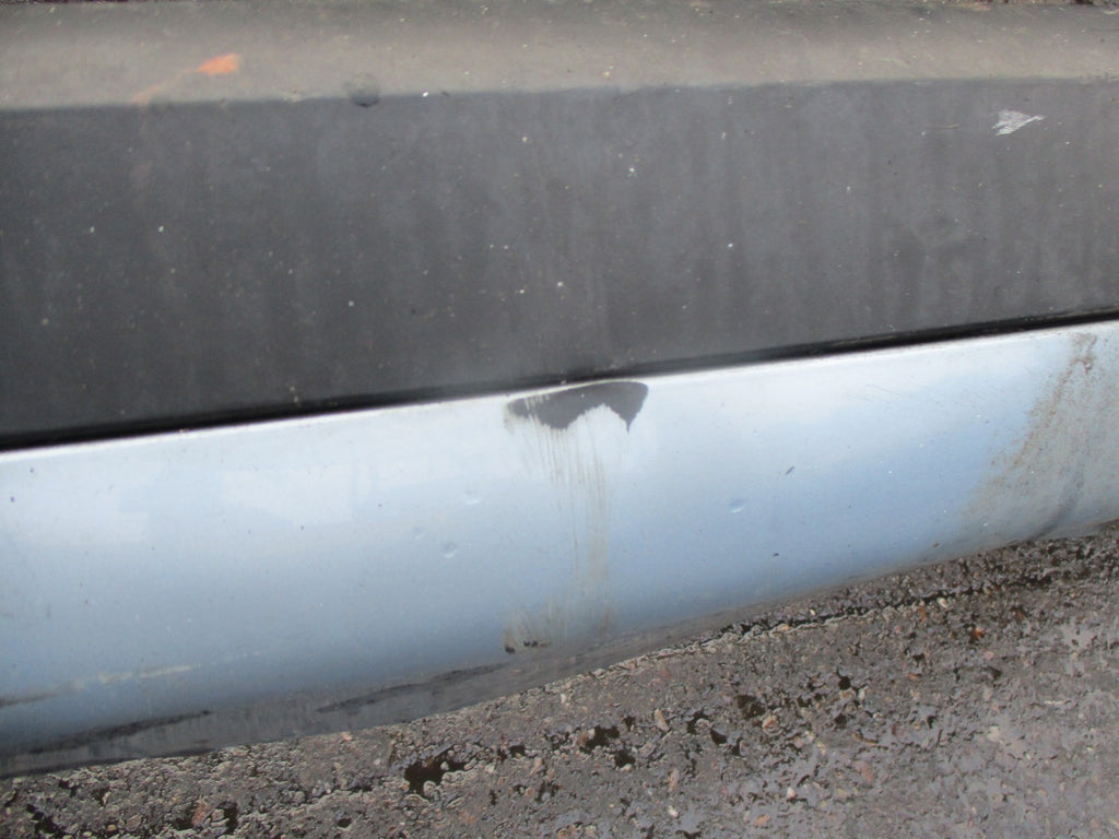 FIAT ULYSSE MPV 2004 COMPLETE REAR PLASTIC BUMPER LOWER TRIM REFLECTORS BLUE