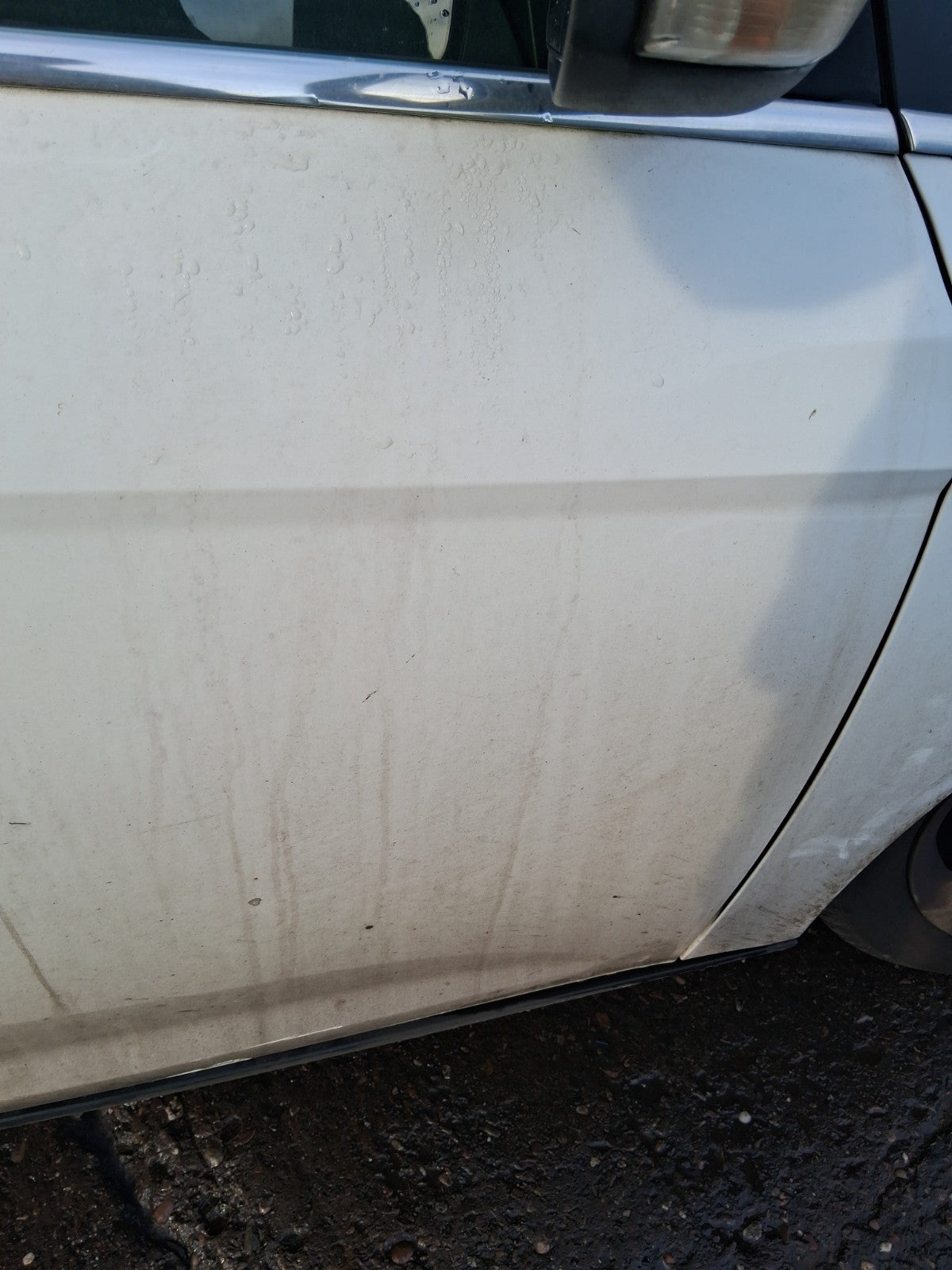 2013 FORD FOCUS MK3 HATCHBACK OSF DRIVER SIDE FRONT RIGHT BARE DOOR WHITE Z2