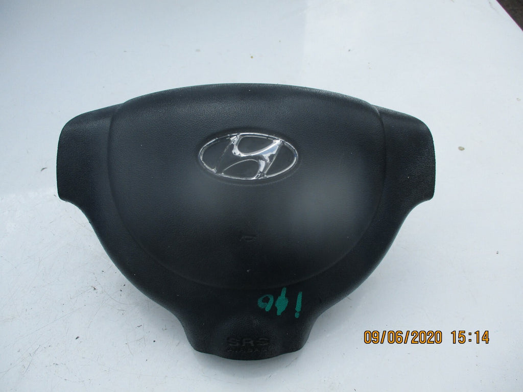 HYUNDAI I10 2009 OS DRIVER SIDE 3 SPOKE STEERING AIRBAG AIR BAG 569000X000CH