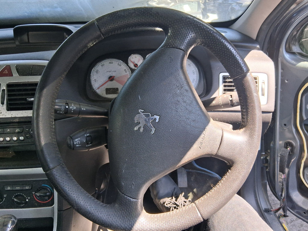 2006 PEUGEOT 307 STEERING WHEEL BLACK