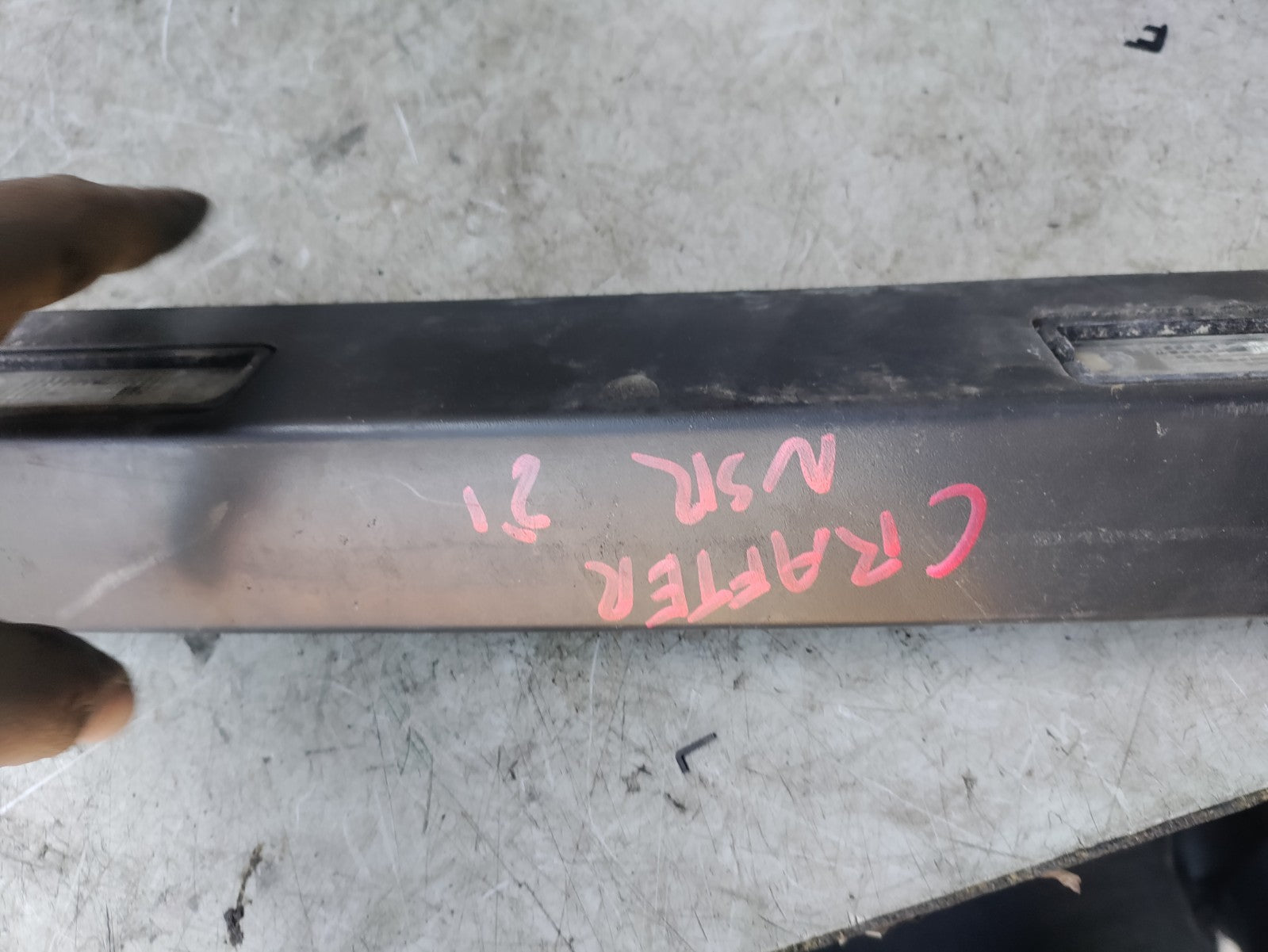 2022 VW VOLKSWAGE CRAFTER MK2 REAR DOOR NUMBER PLATE LIGHT