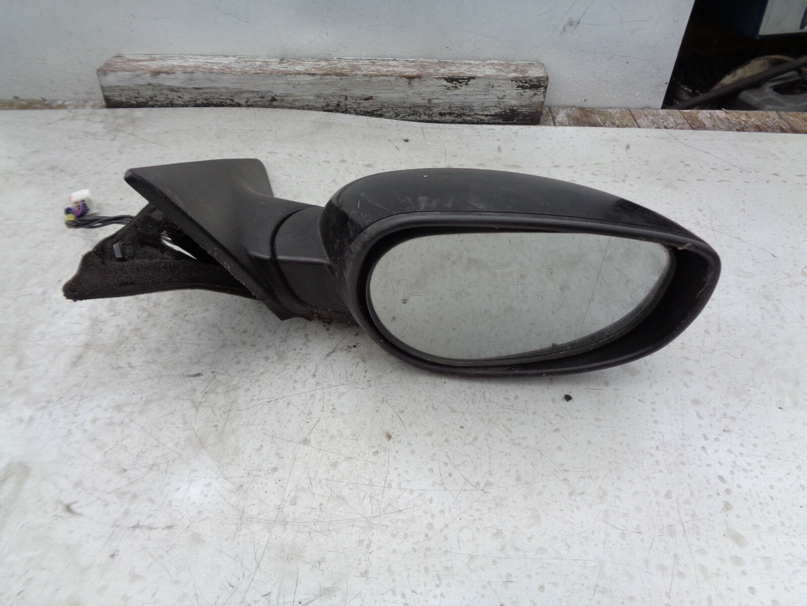 MAZDA RX-8 2007 MK1 O/S DRIVER SIDE WING MIRROR IN BLACK RF151MXD6