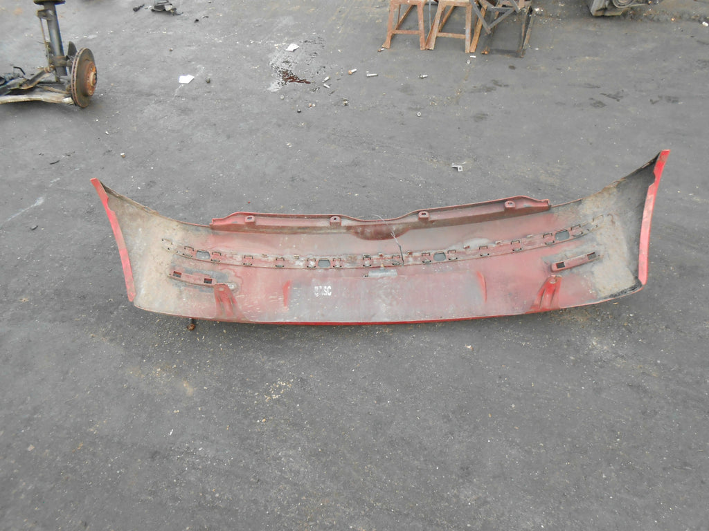 FIAT PUNTO MK2 2004 FACELIFT REAR BACK PLASTIC BUMPER RED
