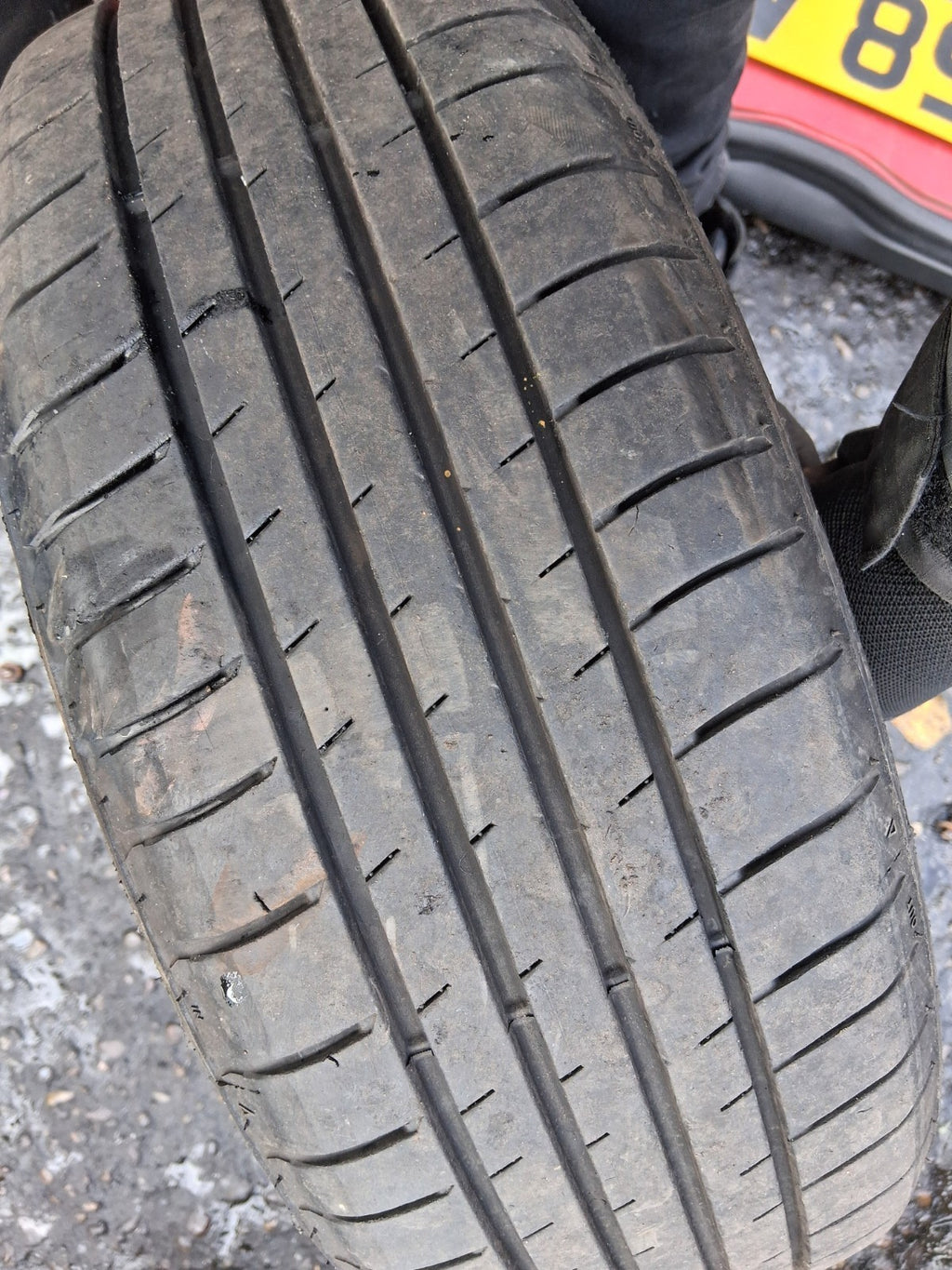 2008 CITROEN C2 15 INCH ALLOY WHEEL WITH TYRE 185/55R15