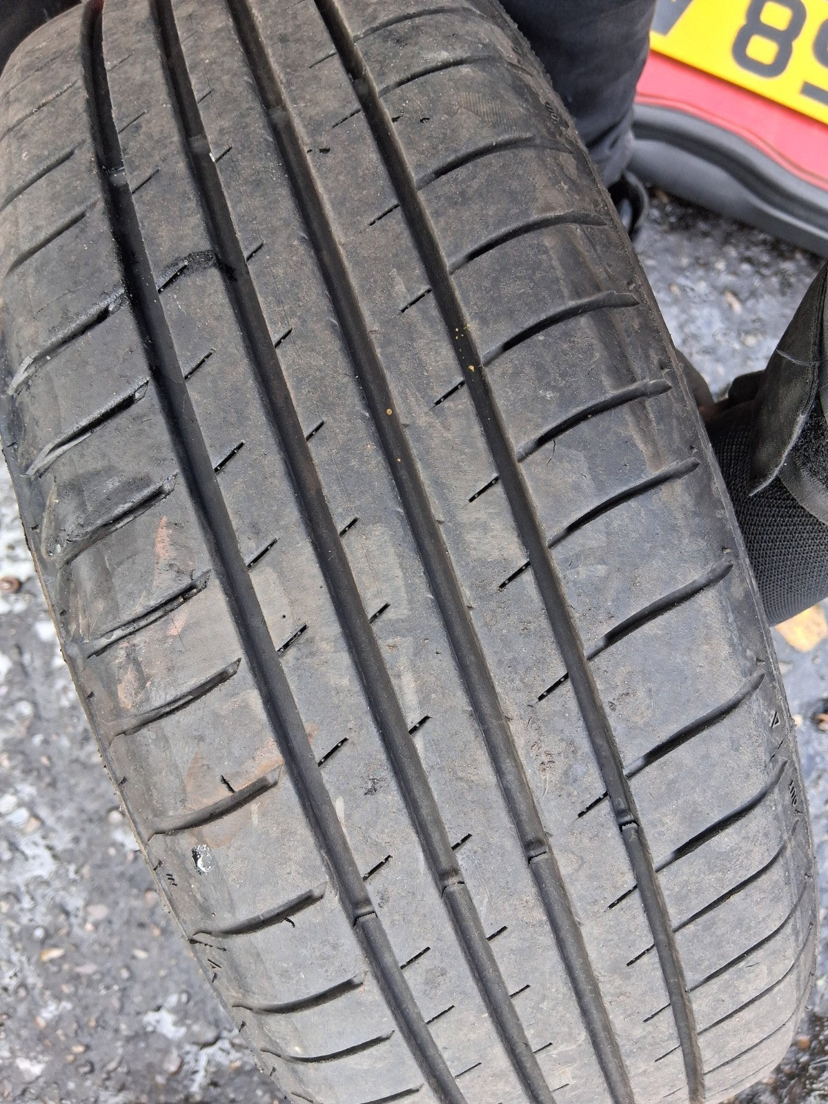 2008 CITROEN C2 15 INCH ALLOY WHEEL WITH TYRE 185/55R15