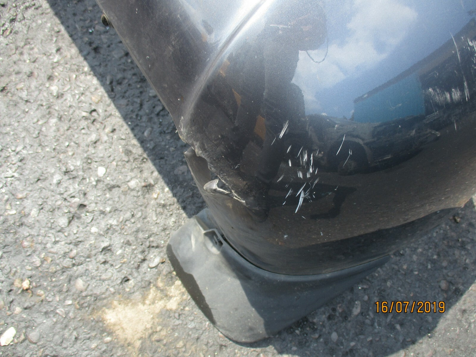 HYUNDAI SANTA FE MK1 REAR COMPLETE BUMPER GREY
