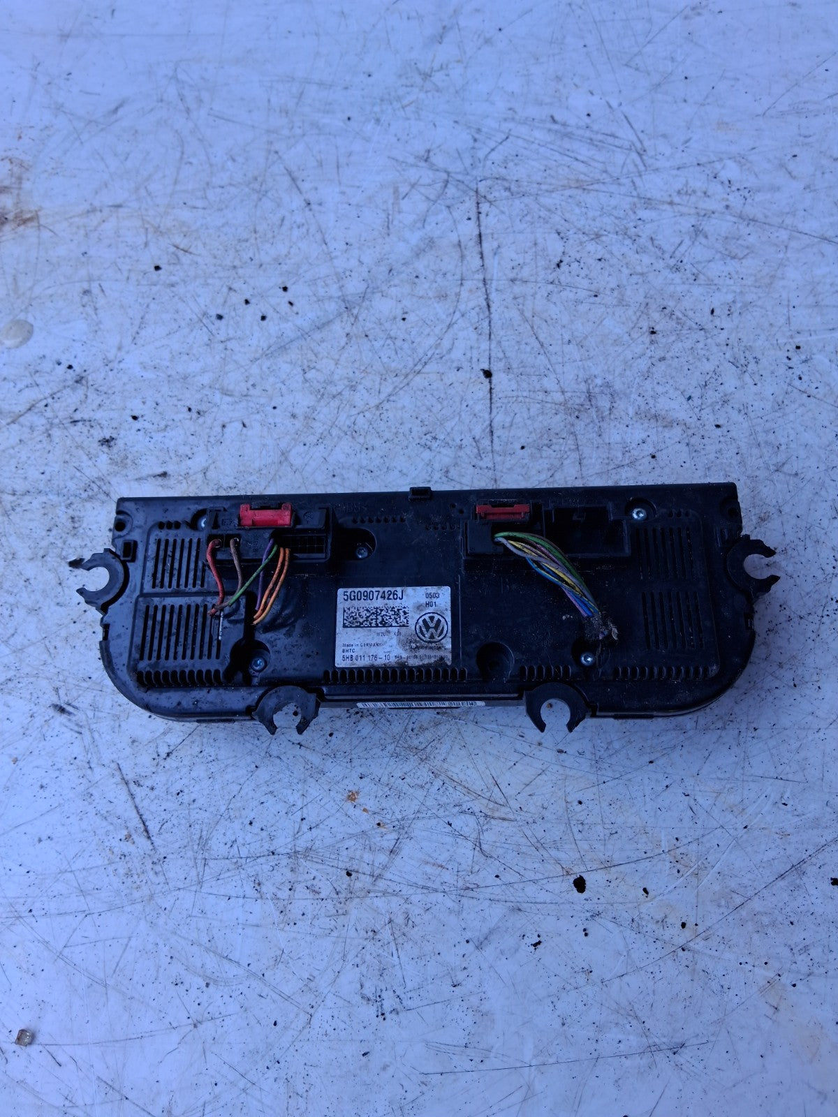 2017 VW VOLKSWAGEN GOLF MK7 HEATER CONTROL PANEL 5G0907426J