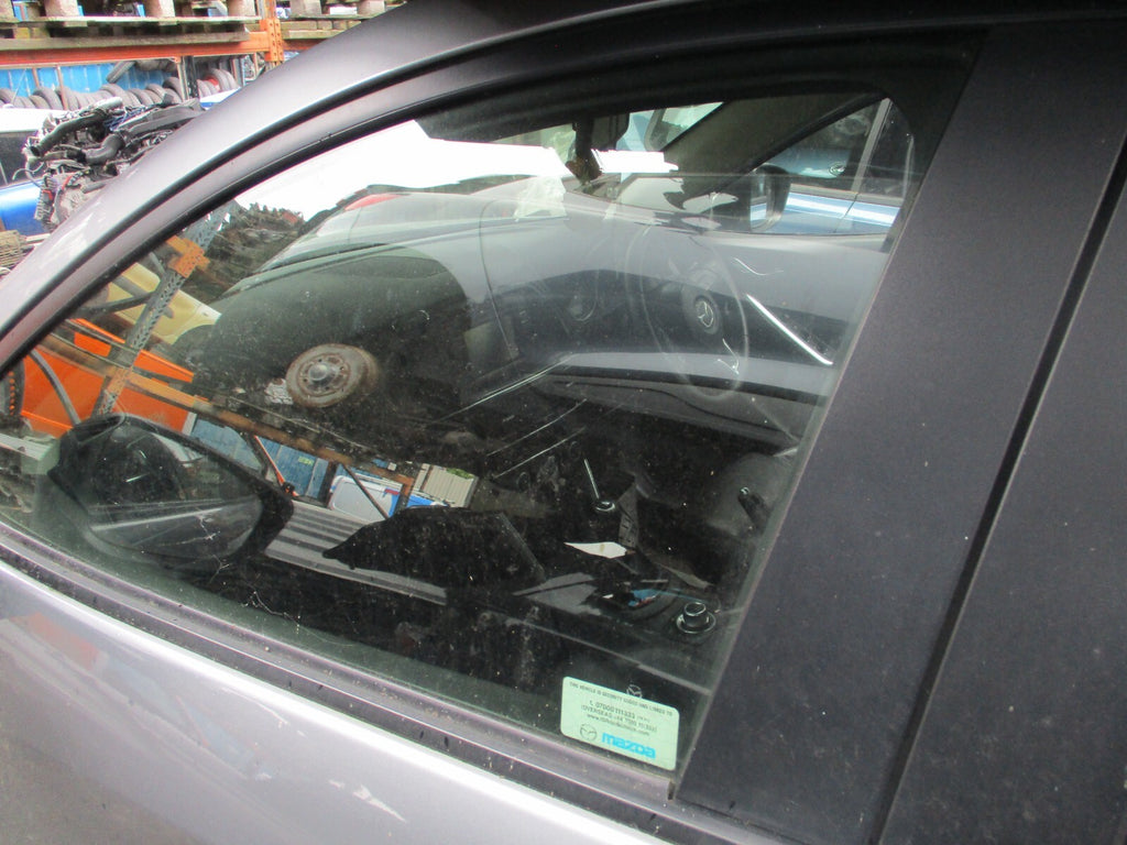 2013 MAZDA CX 5 MK1 NSF PASSENGER SIDE FRONT WINDOW GLASS